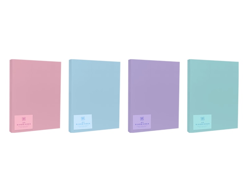 Wholesale Pastel A4 Ring Binder Wholesale Pastel A4 Ring Binder
