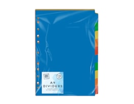 Wholesale Assorted Multicoloured Dividers 10PK