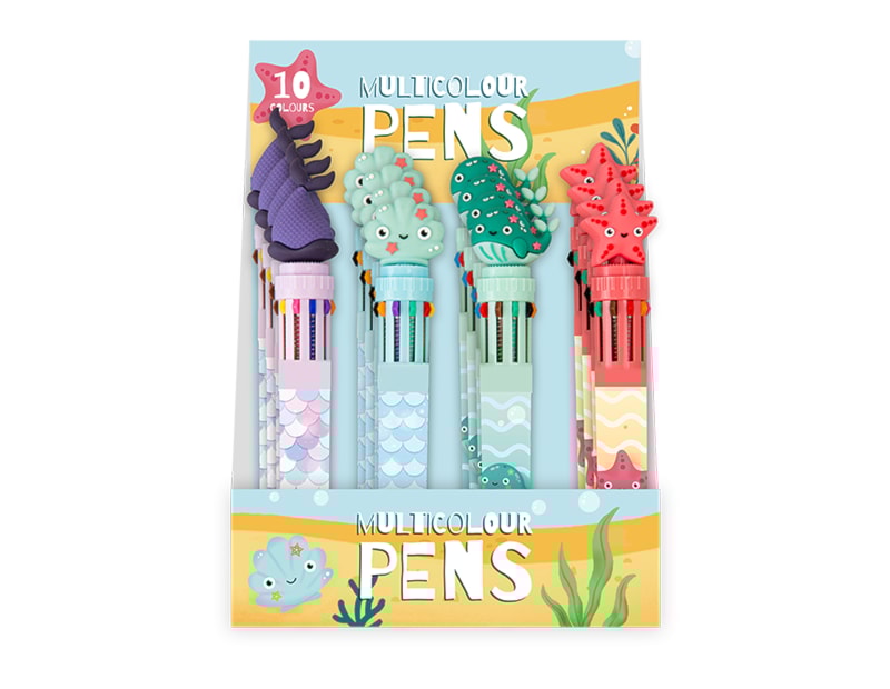Wholesale Sea Life 10 Colour Pen CDU Wholesale Sea Life 10 Colour Pen CDU