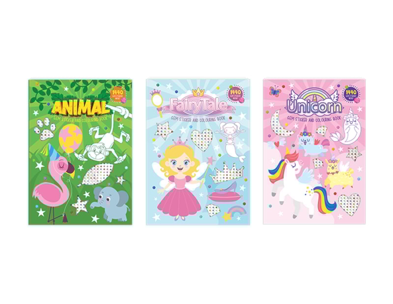 Wholesale Gem Sticker And Colouring Book Wholesale Gem Sticker And Colouring Book