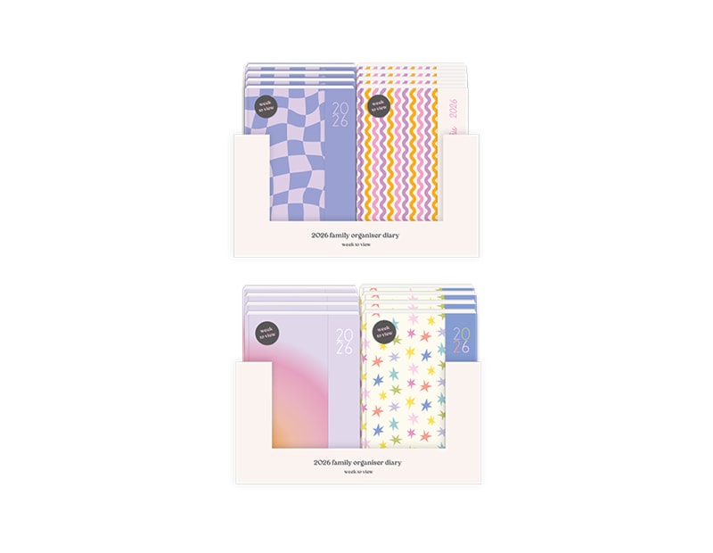 Wholesale 2026 A5 Family Organiser Diary CDU