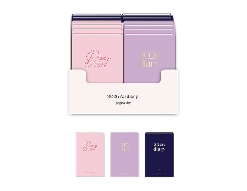 Wholesale 2026 A5 Page A Day Diary CDU Wholesale 2026 A5 Page A Day Diary CDU
