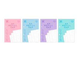 Wholesale Pastel A4 Refill Pad - 200 pages - 80gsm
