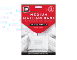 Wholesale Medium Mail Bags 240 x 320mm - 6pk