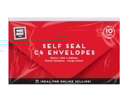 Wholesale C4 Self Seal Envelopes - 10pk