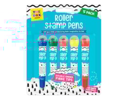 Wholesale Roller Stampers With Fibre Markers 5pk