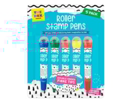 Wholesale Roller Stampers With Fibre Markers 5pk