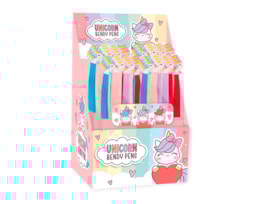 Wholesale Unicorn Bendy Pens CDU Wholesale Unicorn Bendy Pens CDU