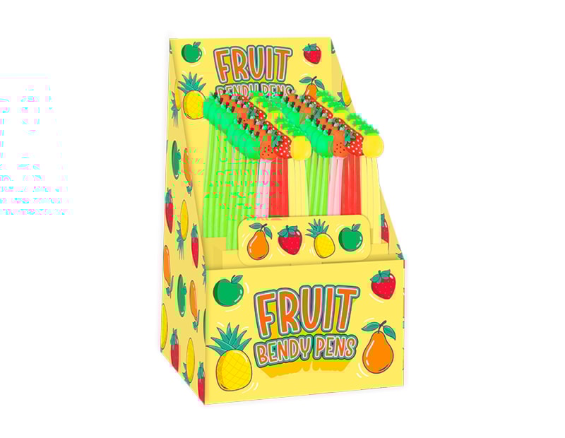Wholesale Fruit Bendy Pens CDU Wholesale Fruit Bendy Pens CDU
