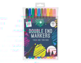 Wholesale Double End Marker Pens 10pk