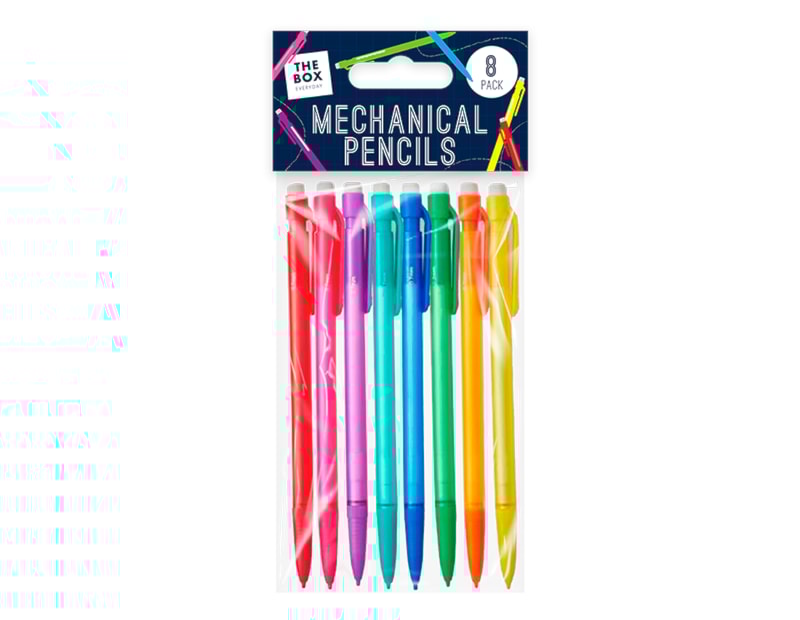 Wholesale Colourful Mechanical Pencils 8pk Wholesale Colourful Mechanical Pencils 8pk
