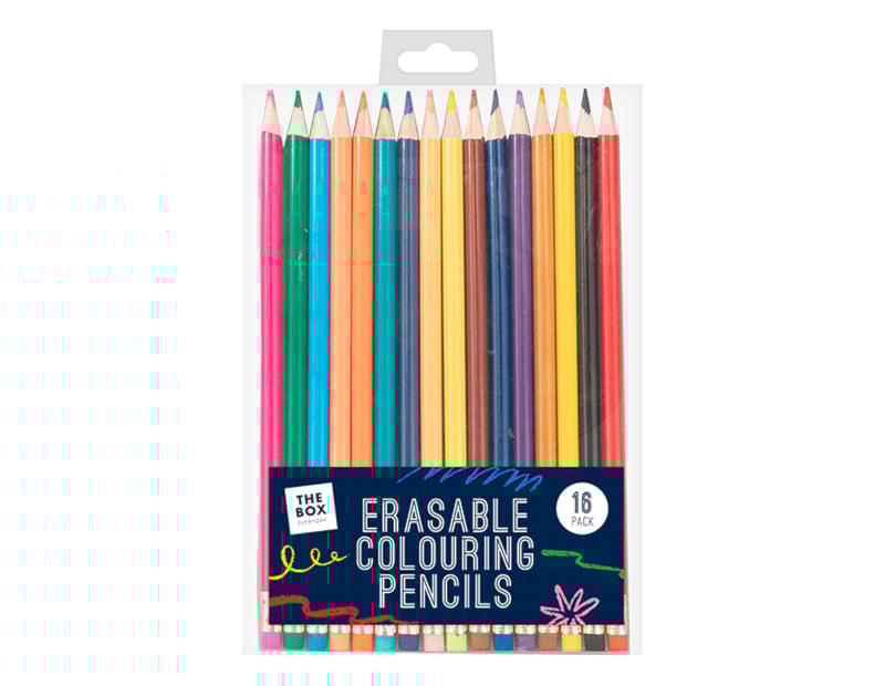 Wholesale Erasable Colouring Pencils 16pk Wholesale Erasable Colouring Pencils 16pk