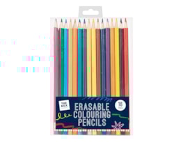 Wholesale Erasable Colouring Pencils 16pk