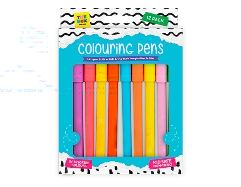 Wholesale Colouring Pens 12pk Wholesale Colouring Pens 12pk