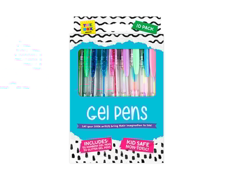 Wholesale Rainbow Gel Pens 10pk Wholesale Rainbow Gel Pens 10pk
