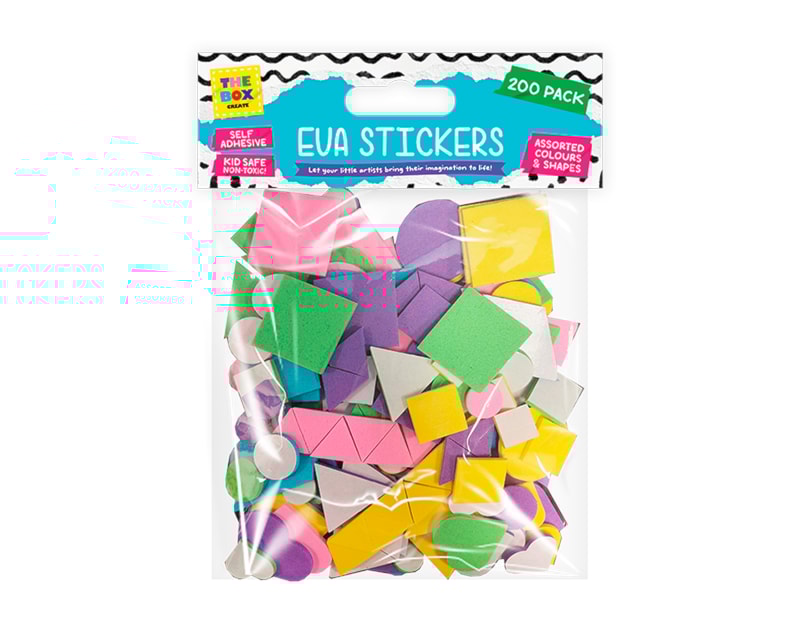 Wholesale Eva Stickers 200pk Wholesale Eva Stickers 200pk