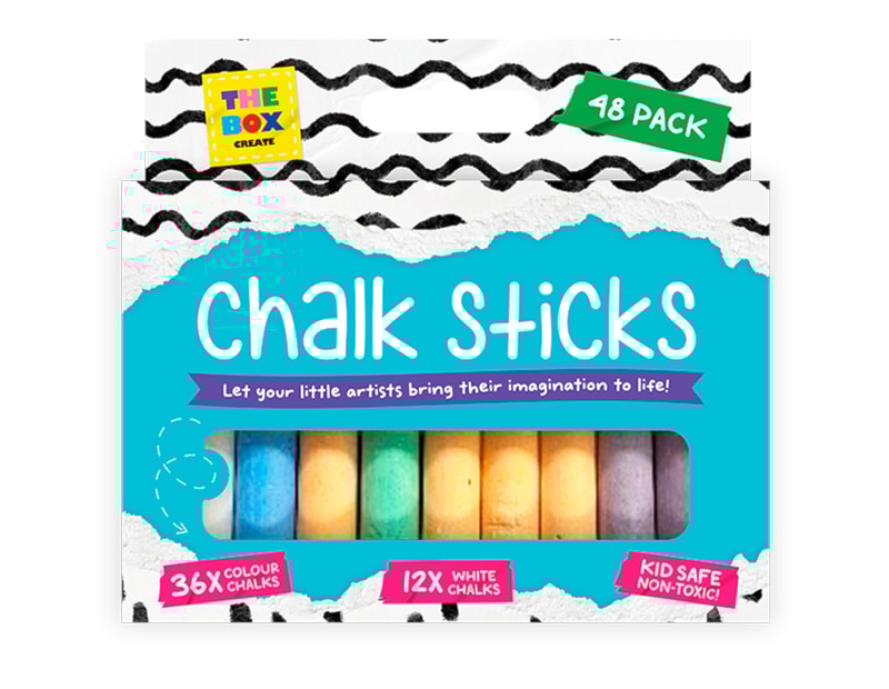 Wholesale Chalk Sticks 48pk