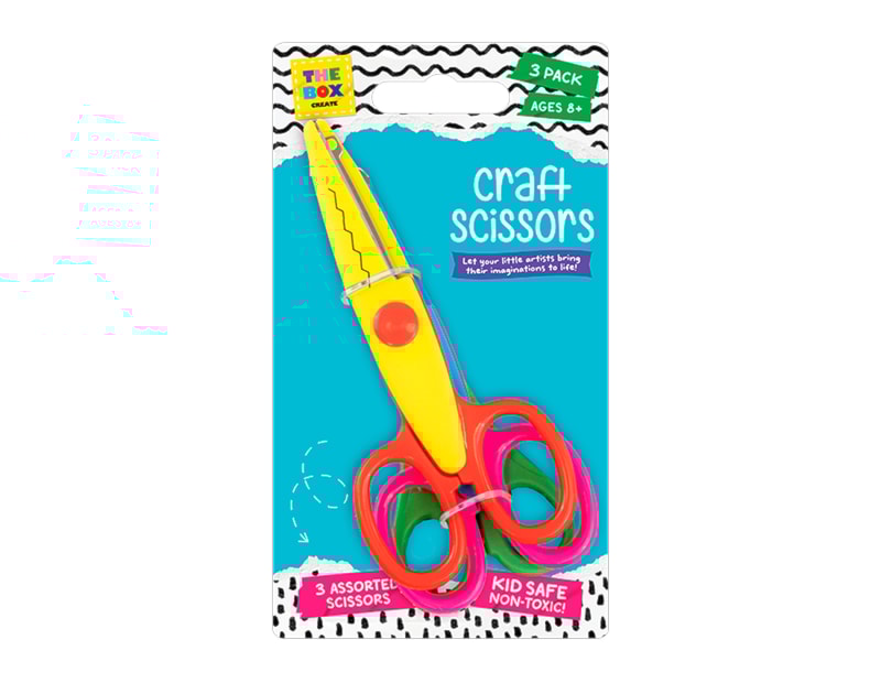 Wholesale Craft Scissors 3pk Wholesale Craft Scissors 3pk