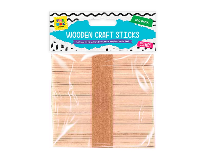 Wholesale Wooden Craft Sticks 100pk Wholesale Wooden Craft Sticks 100pk