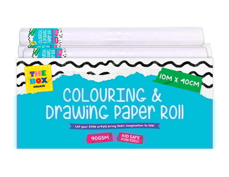 Wholesale 10m Colouring Drawing Roll CDU Wholesale 10m Colouring Drawing Roll CDU