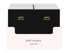 Wholesale 2027 Black A5 Page A Day Diary CDU Wholesale 2027 Black A5 Page A Day Diary CDU