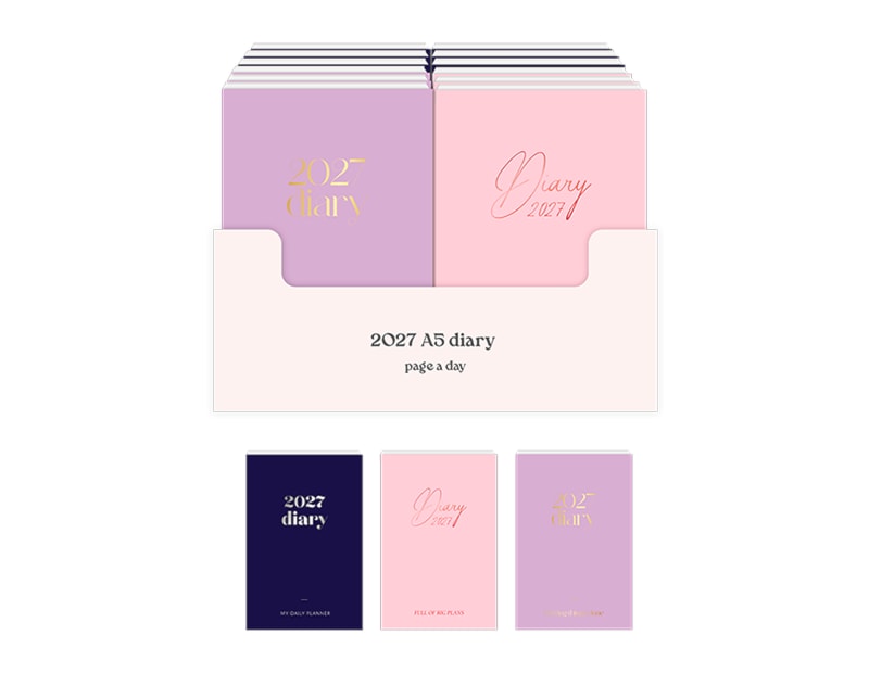 Wholesale 2027 A5 Page A Day Diary CDU Wholesale 2027 A5 Page A Day Diary CDU