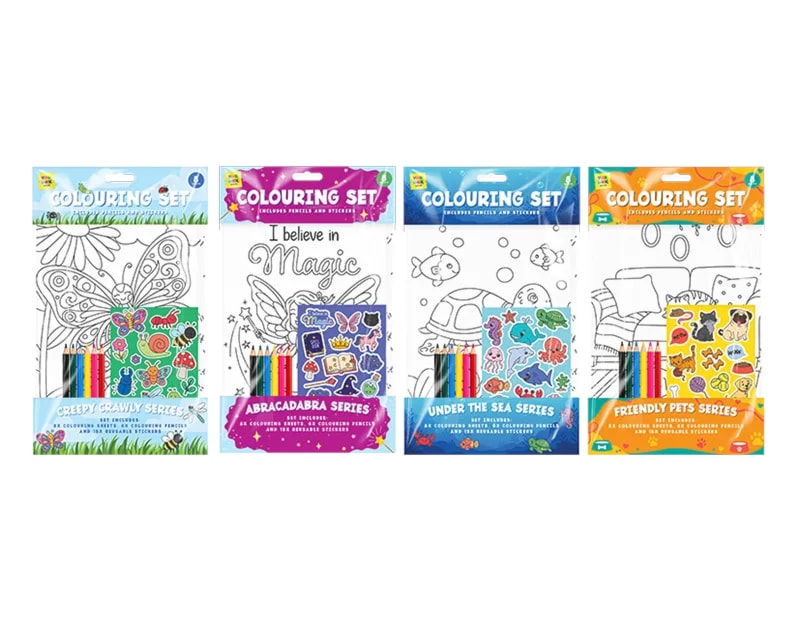 Wholesale Colouring Set with Stickers Wholesale Colouring Set with Stickers