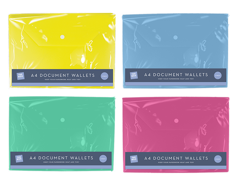 Wholesale A4 Document Wallets