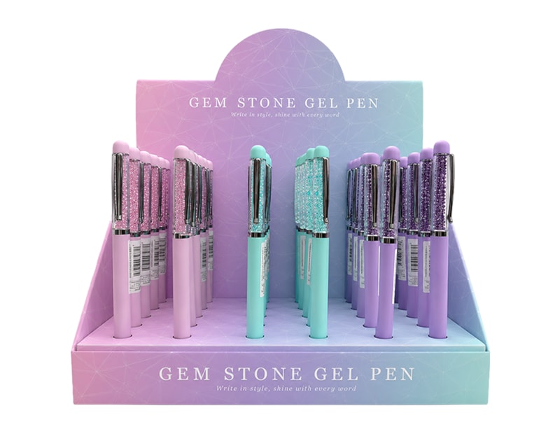 Wholesale Gem Stone Gel Pens Wholesale Gem Stone Gel Pens