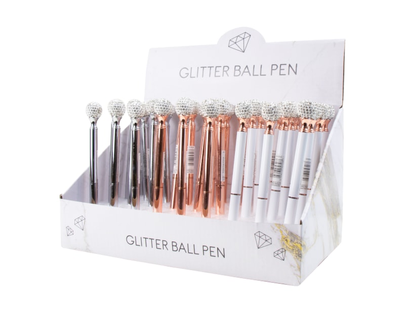 Wholesale Glitter Ball Pens Wholesale Glitter Ball Pens