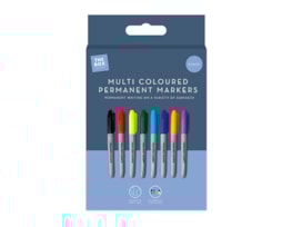Wholesale Multicoloured permanent markers 8pk Wholesale Multicoloured permanent markers 8pk