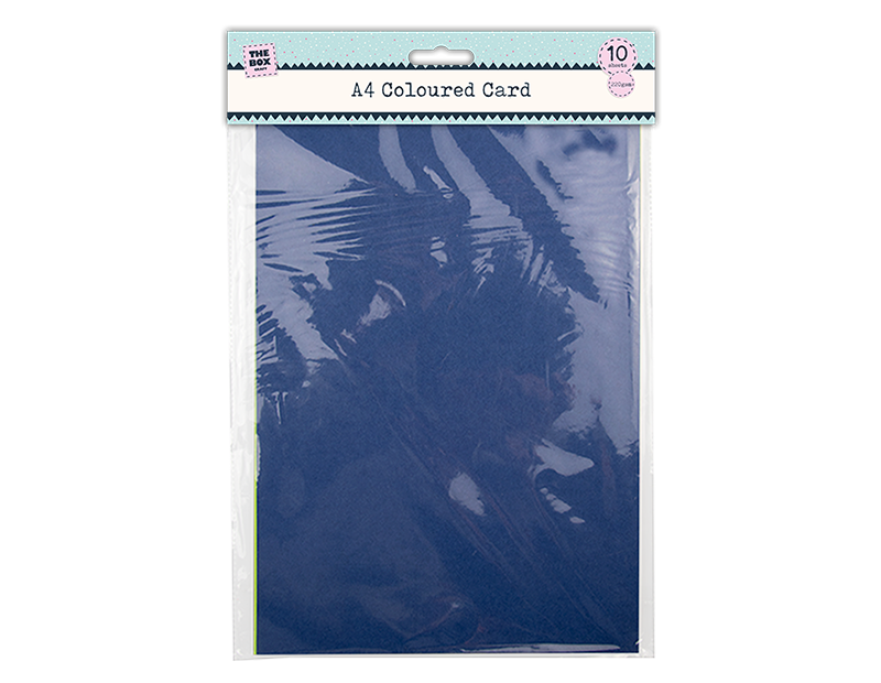 Wholesale A4 coloured  Card 10 pack