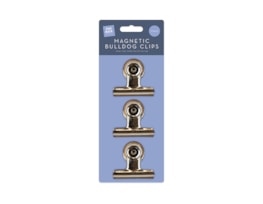 Wholesale Magnetic bulldog Clips 3pk