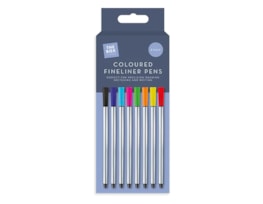 Wholesale Coloured Fine Liner Pens 8pk