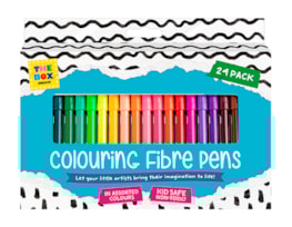 Wholesale Colouring Fibre Pens 24pk Wholesale Colouring Fibre Pens 24pk