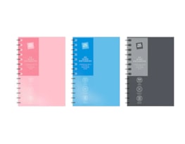 Wholesale A5 Wiro PP Cover Notebook