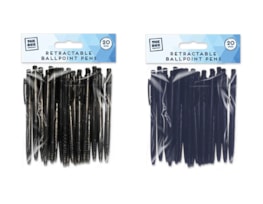 Wholesale Retractable Ballpoint Pens 20pk
