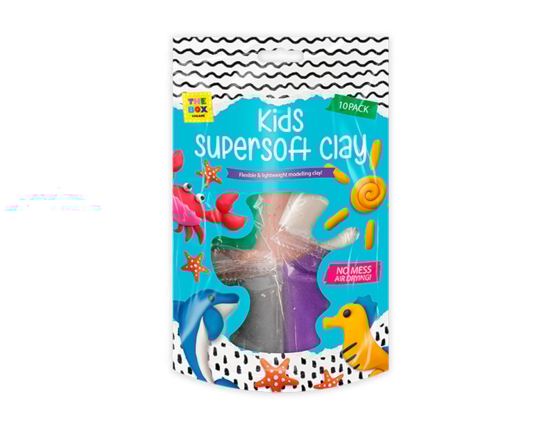 Wholesale Kids Supersoft Clay 10pk Wholesale Kids Supersoft Clay 10pk