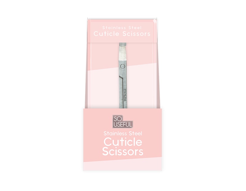 Wholesale Stainless Steel Cuticle Scissors CDU Wholesale Stainless Steel Cuticle Scissors CDU