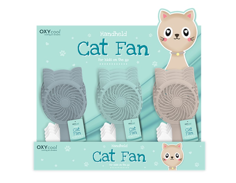 Wholesale Cat Handheld Fan CDU Wholesale Cat Handheld Fan CDU