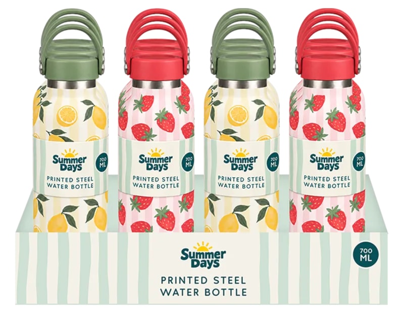 Wholesale Printed Stainless Steel Bottle 700ml CDU Wholesale Printed Stainless Steel Bottle 700ml CDU