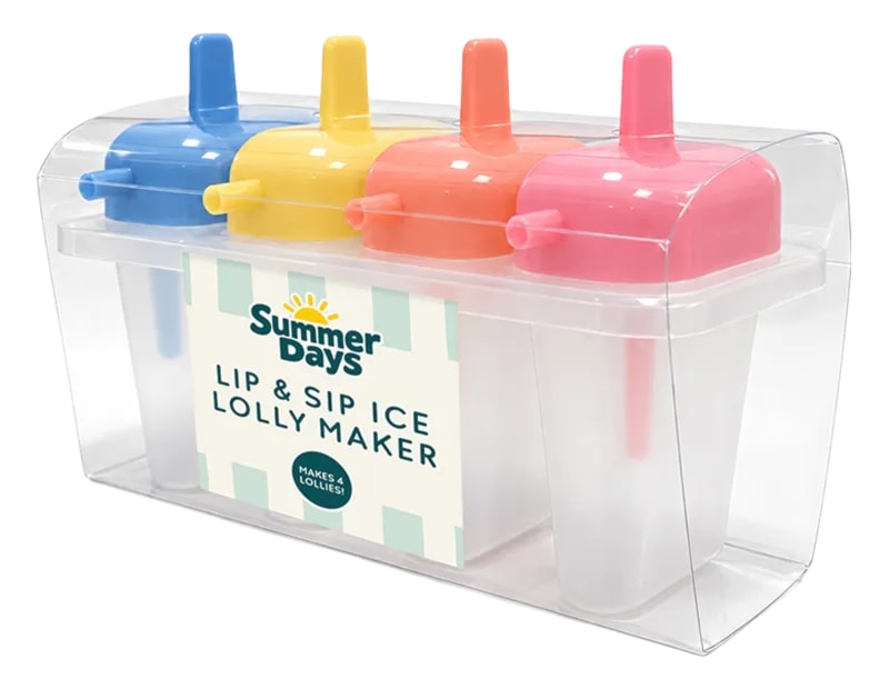 Wholesale Lip & Sip Ice Lolly Maker 4pk Wholesale Lip & Sip Ice Lolly Maker 4pk