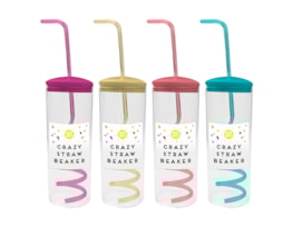 Wholesale Crazy straw Beaker | Gem imports Ltd. Wholesale Crazy straw Beaker | Gem imports Ltd.