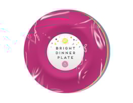 Bright Plastic Dinner Plate Dia 25cm 4pk Bright Plastic Dinner Plate Dia 25cm 4pk