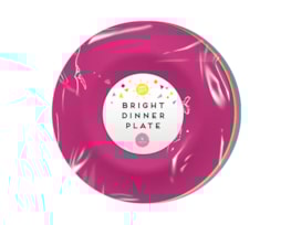 Bright Plastic Dinner Plate Dia 25cm 4pk Bright Plastic Dinner Plate Dia 25cm 4pk
