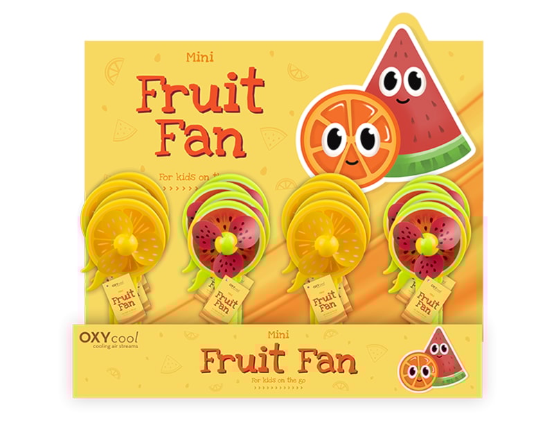 Wholesale Mini Fruit Fan CDU Wholesale Mini Fruit Fan CDU