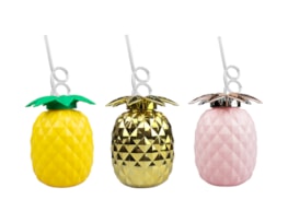 Wholesale Pineapple Cup with straw Wholesale Pineapple Cup with straw