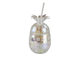 Wholesale Iridescent Pineapple Tumbler with Straw Wholesale Iridescent Pineapple Tumbler with Straw