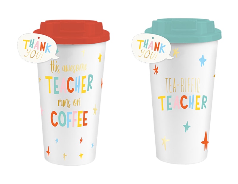 Wholesale Teacher Travel Plastic Mug Wholesale Teacher Travel Plastic Mug