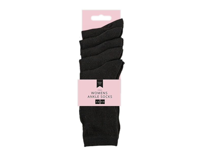 Wholesale Ladies Ankle Socks 5 Pairs Wholesale Ladies Ankle Socks 5 Pairs